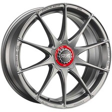 CERCHIO IN LEGA OZ RACING FORMULA HLT PER HONDA CIVIC 5H 8X18 5X114.3 GRIGIO CO