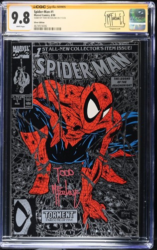 Spider man 1990 cgc 9 - ss, 9.8