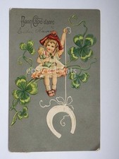 BUON ANNO quatrefoil child bambina bambola doll quadrifoglio toy AK