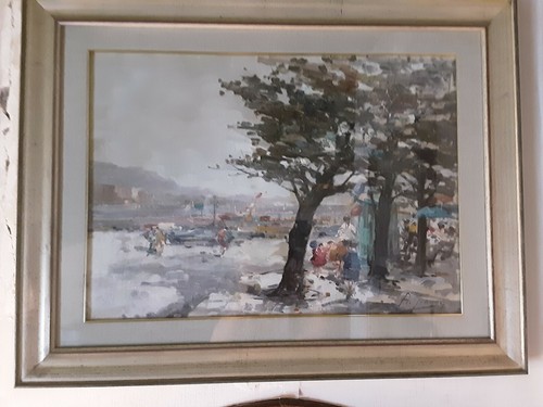 Quadro dipinto olio - dipinto, su