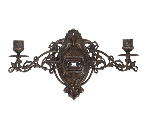 Portacandele candelabro ottone - portacandele,
