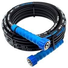 Tubo ad Alta Pressione per Pulitore Prolunga 2x M22 IG 220bar 155°C Blu