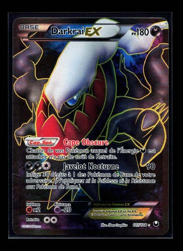 Carte pokémon darkrai - pokémon, ex
