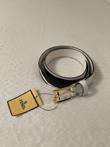 Fendi belt black and white - fendi,