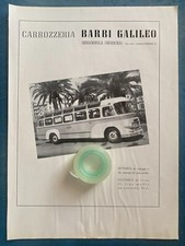 Rarissima Pubblicità Bus Carrozzeria BARBI GALILEO-Mirandola (Modena) del 1950