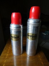 WOTAN - 2 thermos alluminio interno vetro - anni '50