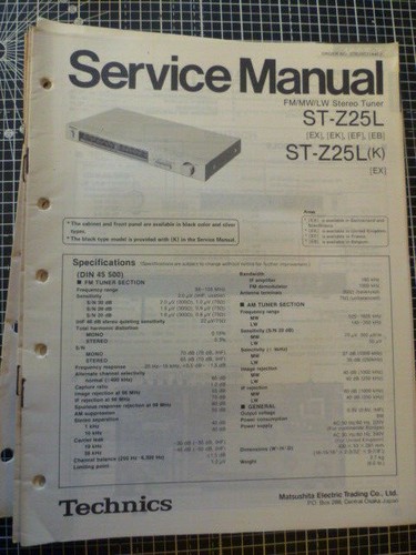 Technics z25l z25lk - technics, st-z25lk