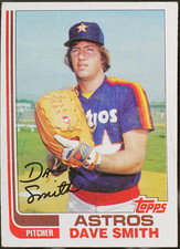 1982 Topps Baseball Dave Smith
