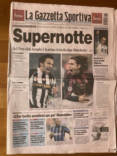 Gazzetta dello sport agosto - dello,