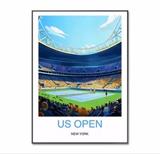 Poster tennis US Open, stampa
