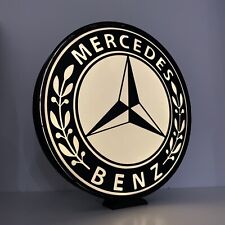 INSEGNA LUMINOSA LED A BATTERIE  MERCEDES BENZ AMG AUTO CAR TOP  TARGA DA BAR