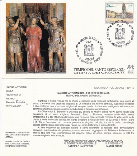 Fiera ambrogio cartolina - fiera,
