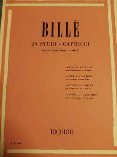 Bille studi capricci - -,