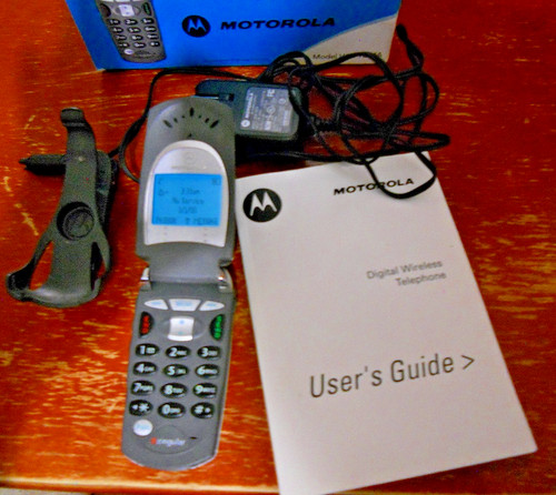 Motorola v60 silver cingular - v60, i