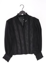 ⭐ Zara camicetta per le signore taglia 32, XS nero di poliestere ⭐