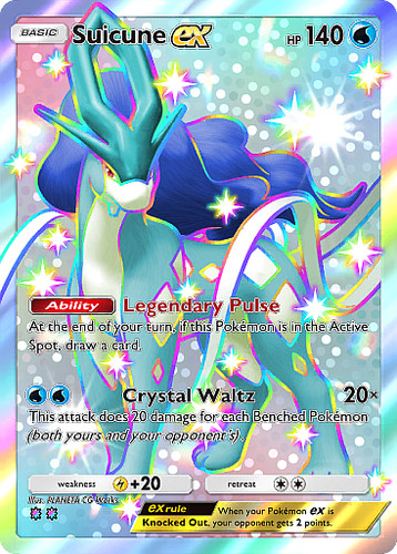 Suicune shiny rare - suicune,