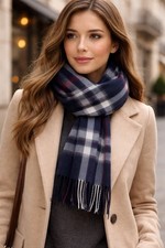 Sciarpa Burberry unisex, blu