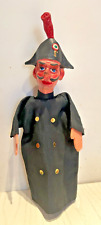 BURATTINO  CARABINIERE KINDER TOY BOLOGNA 32 CM. ANNI '70 TESTA GOMMA DURA