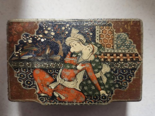 Fine antique persian - persian, lacquered
