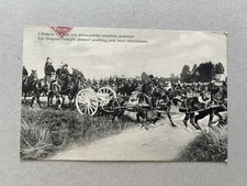 O.) Cartolina militare cavalleria dragoni francesi 1914