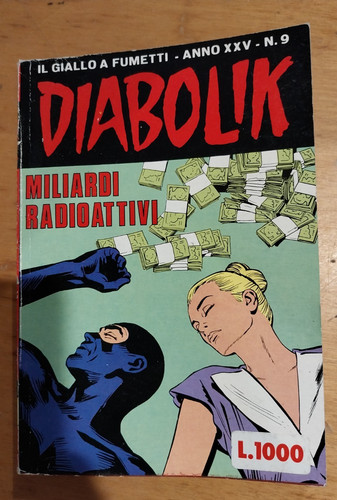 Fumetto diabolik miliardi - fumetto,