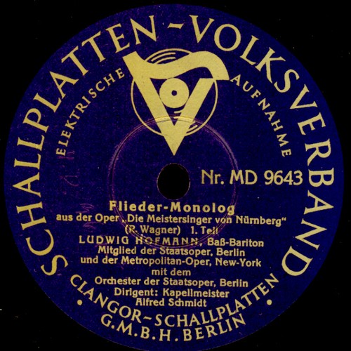 Ludwig hofmann baß bariton - ludwig,