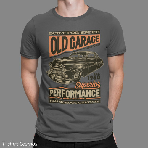 Shirt retrò old garage - old,