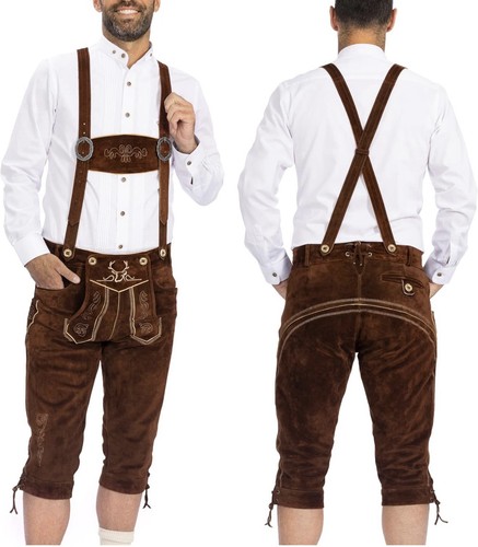 Lederhosen uomo pelle