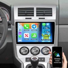 Autoradio 2+64GB Android 15 CarPlay GPS Navi BT WiFi per Dodge Caliber 2007-2009
