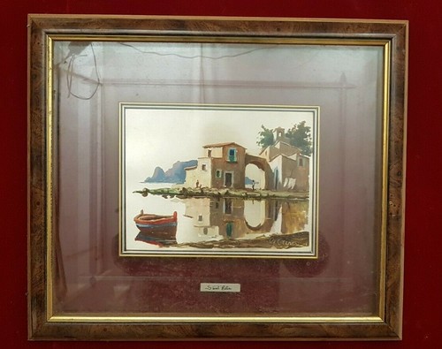 Quadro dipinto mano olio su - a,