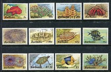 Barbados 640-659, MNH, pesce