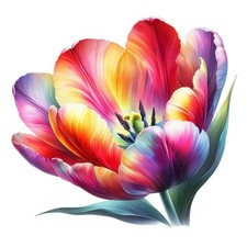 Adesivo vinile colore fiore