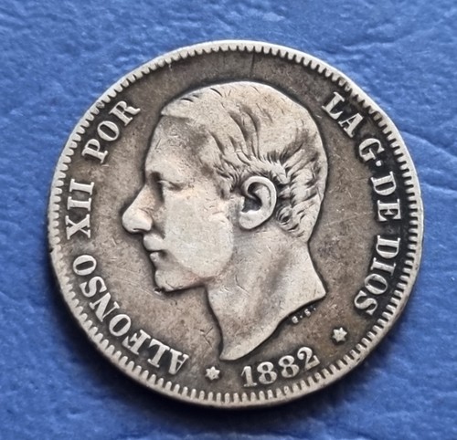 Moneta argento spain coin - spain,