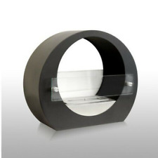 Camino al bioetanolo FANTASY Biocamino FD89S Nero bifacciale 50 cm tondo stufa