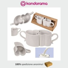 Coppia di due tazze da latte o