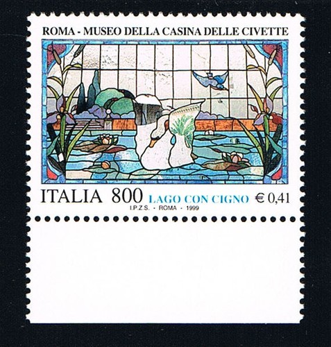 Italia francobollo artistico - italia, e