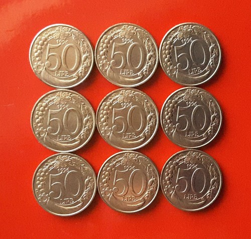 Lotto monete 50 lire - di, da