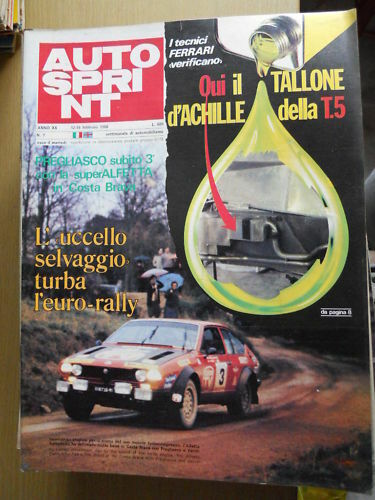 Autosprint 1980 foto poster - 1980,