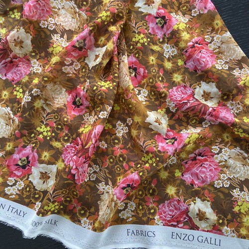 Tessuto enzo galli chiffon - tessuto,