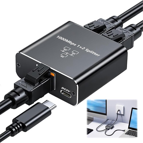 Splitter ethernet 1000mbps - ethernet,