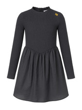 Pinko abito bambina in punto smock nero
