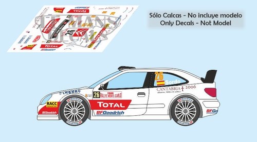 Decals citroen xsara wrc - citroen,