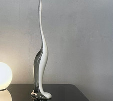 Scultura alta in vetro soda