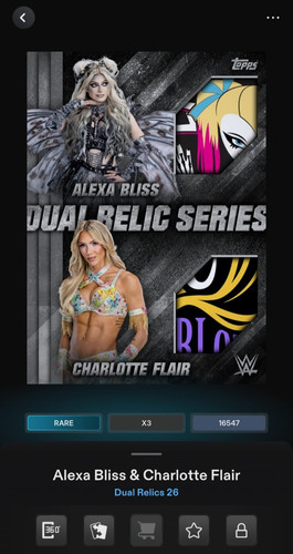 Topps wwe slam dual - slam, 26