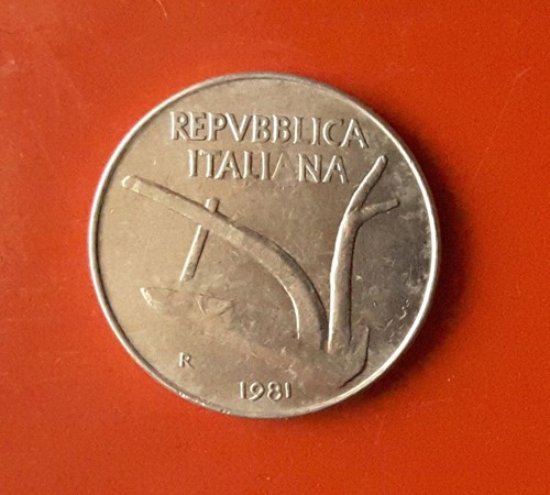 Lire 1981 errore - 10,