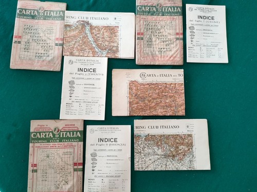 Tre carte epoca - d'epoca, touring