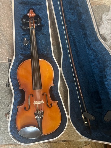 Violin with case and - , full