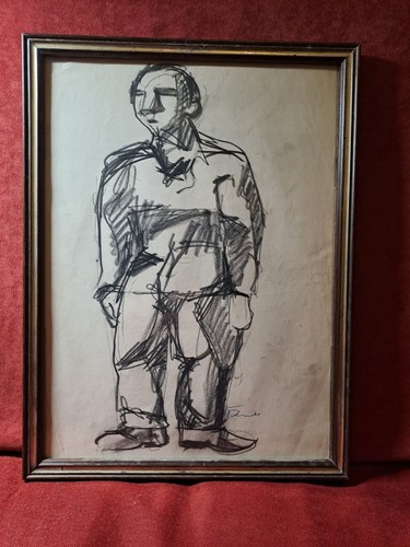Disegno antico carboncino - disegno,