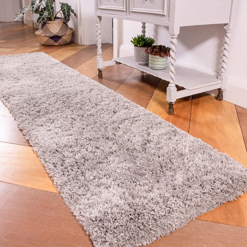 Tappeto shaggy runner argento - tappeto,