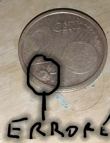 Moneta euro rara centesimi - moneta,